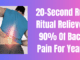 20-Second Rub Ritual Relieves 90% Of Back Pain For Years