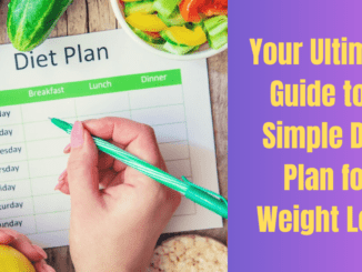 Your Ultimate Guide to a Simple Diet Plan for Weight Loss